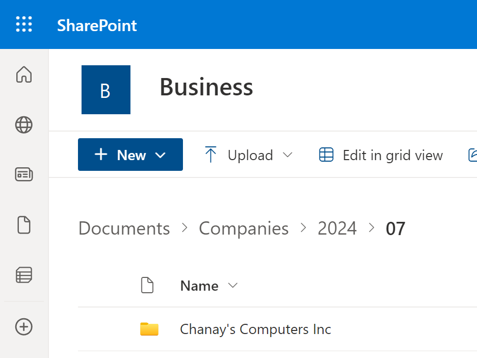 SharePoint Folders