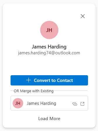 Merge contacts